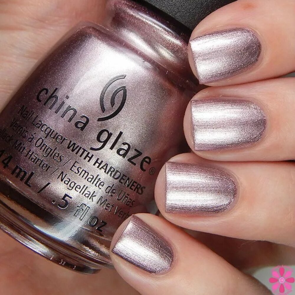 💖3/$15💖 China Glaze Polish 1447 Chrome Is Where The Heart Is